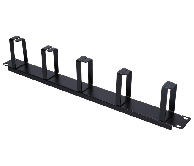 ExtraLink Organizer kabli 19" 1U (czarny) - 493062 - zdjęcie 2